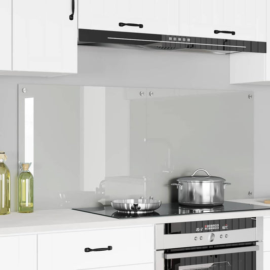 vidaXL Πλάτη κουζίνας 2 τεμ. Διαφανές 70 x 60 cm σκληρυμένο γυαλί