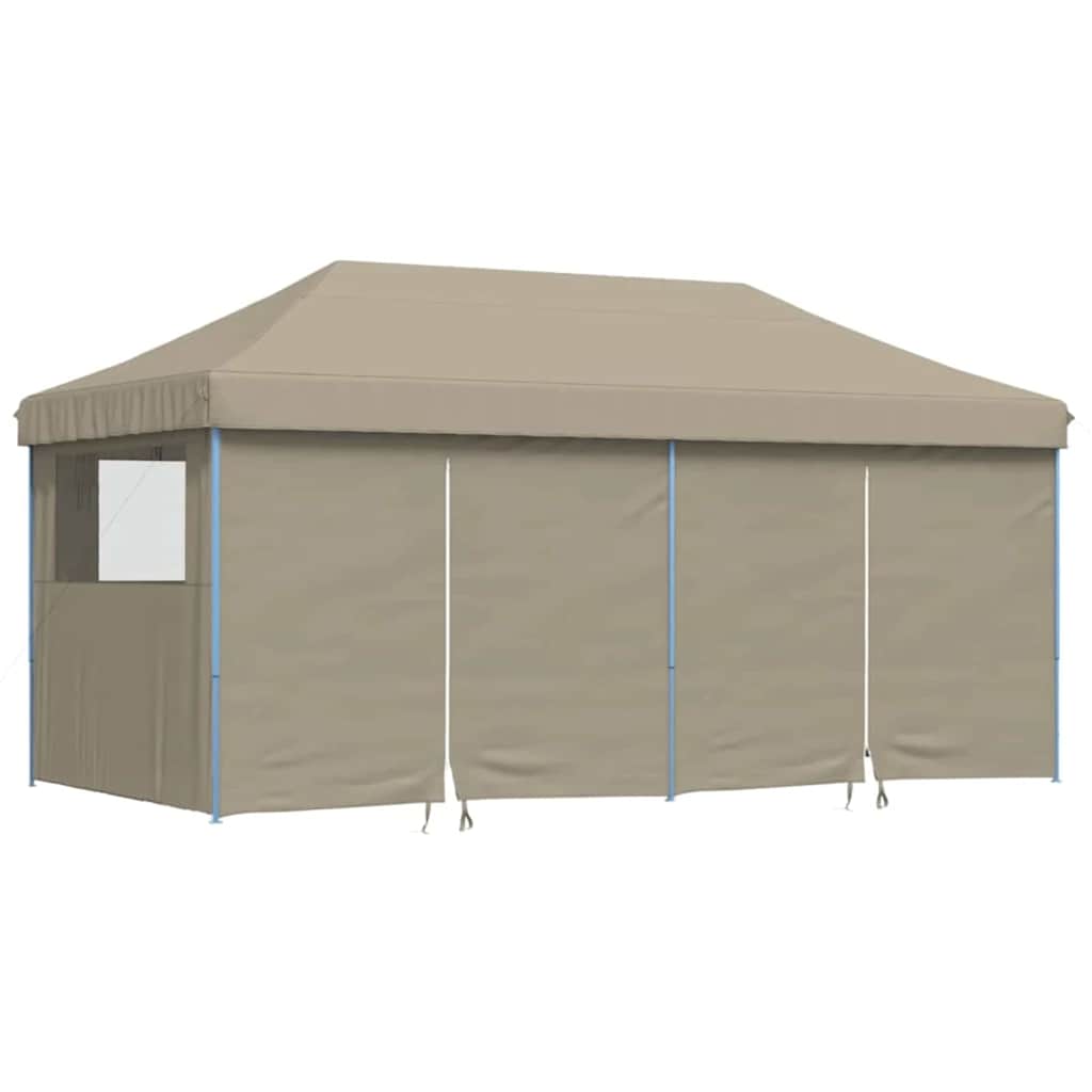 vidaXL Σκηνή πάρτι pop-up Taupe 580 x 292 x 315 εκ. Ύφασμα Όξφορντ