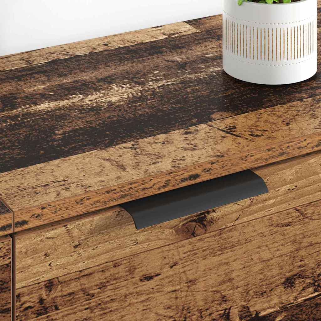 vidaXL Παραδοσιακά Πλευρικά Έπιπλα 2 pcs Παλιό Ξύλο 60 x 30 x 70 εκ.