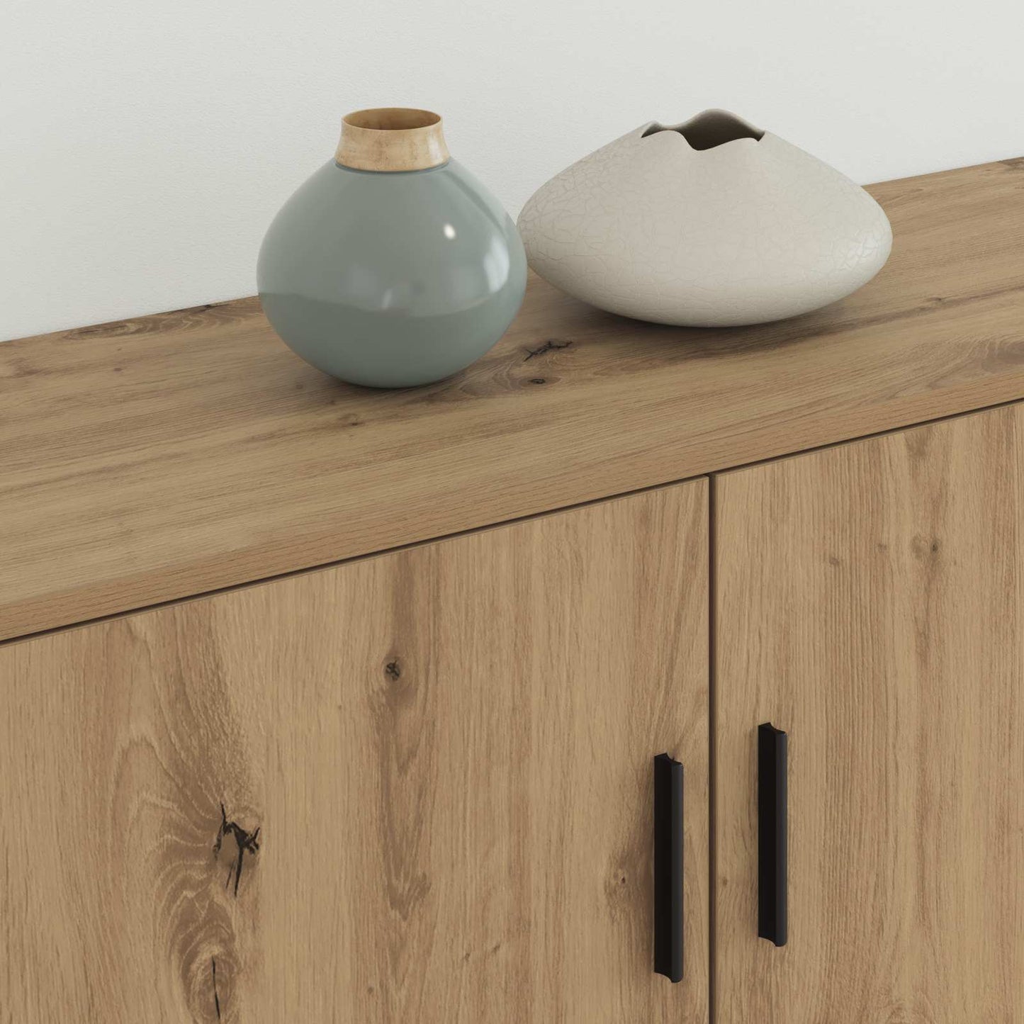 vidaXL Σετ Βαθμιδωτών Ντουλαπιών Τηλεόρασης 2 pcs Artisan Oak