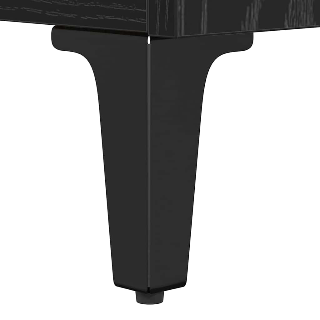 vidaXL Παραδοσιακά Πλευρικά Έπιπλα 3 pcs Μαύρη Οξυά 60 x 35 x 70 cm