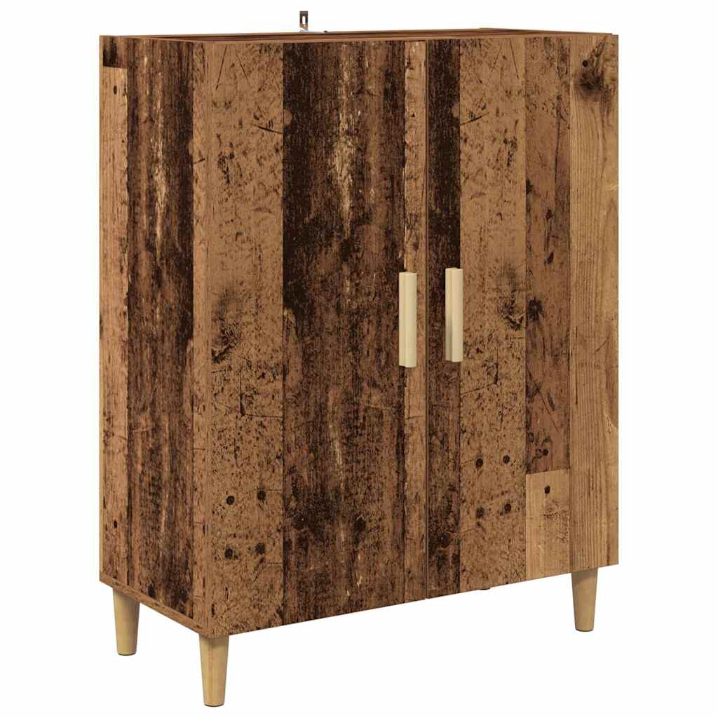 vidaXL Highboard Παλιό Ξύλο 69,5 x 32,5 x 180 εκ Επεξεργασμένο ξύλο