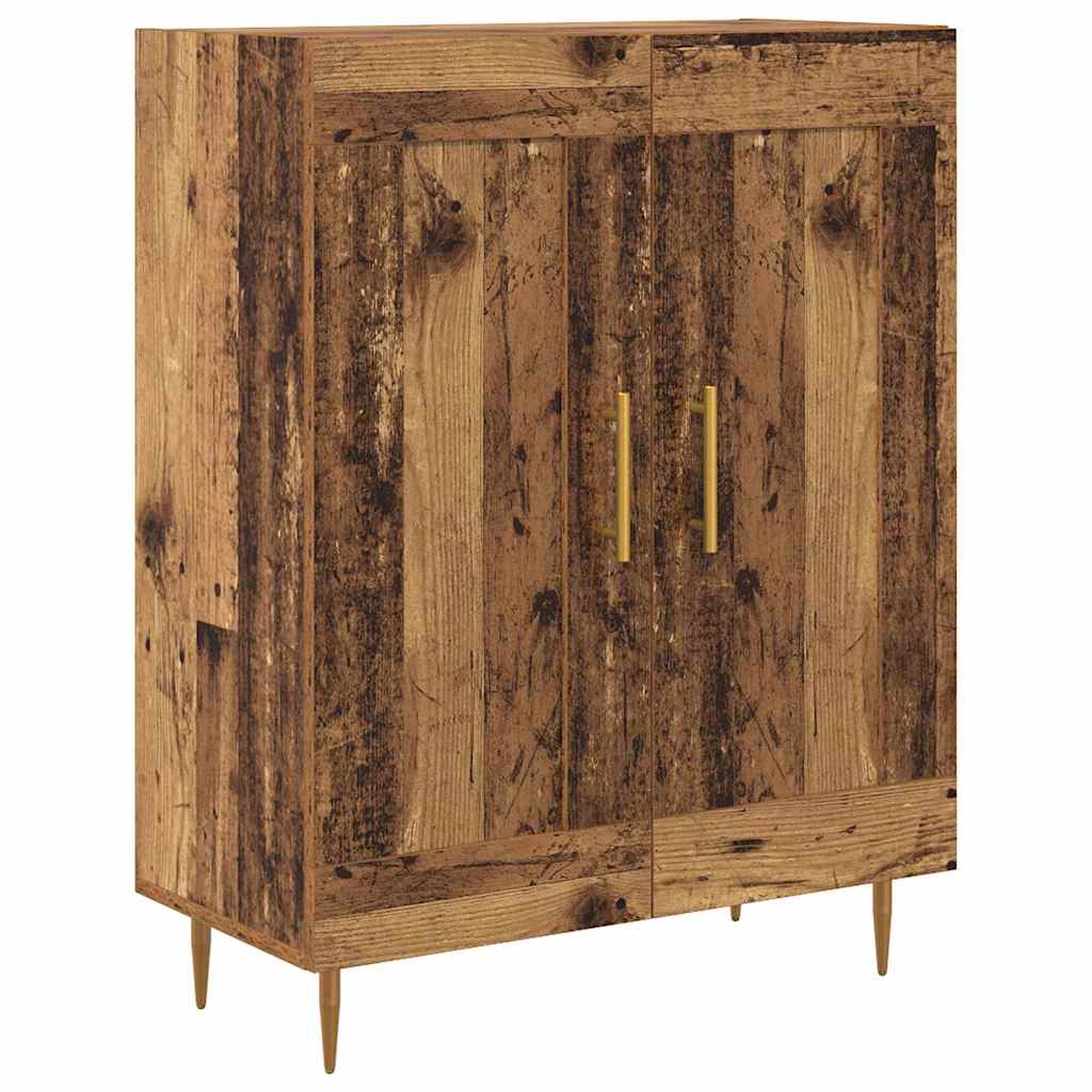 vidaXL Highboard Παλιό Ξύλο 69,5 x 34 x 180 εκ. Επεξεργασμένο ξύλο