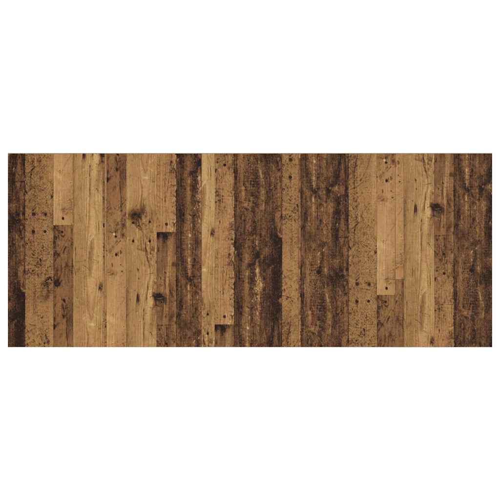 vidaXL Κεφαλή κρεβατιού με κομοδίνο με συρτάρι 3 pcs Παλιό Ξύλο