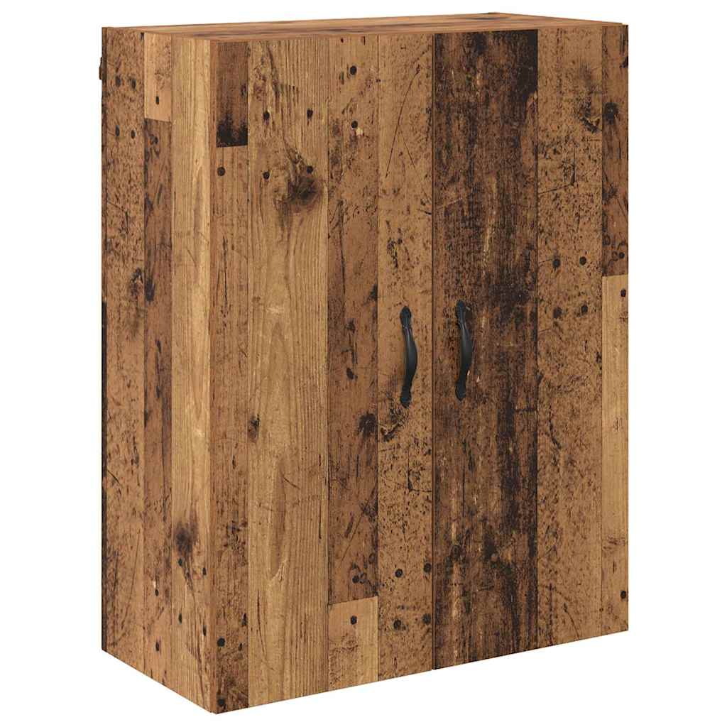 vidaXL Highboard με συρτάρι 2 pcs Παλιό ξύλο Επεξεργασμένο ξύλο