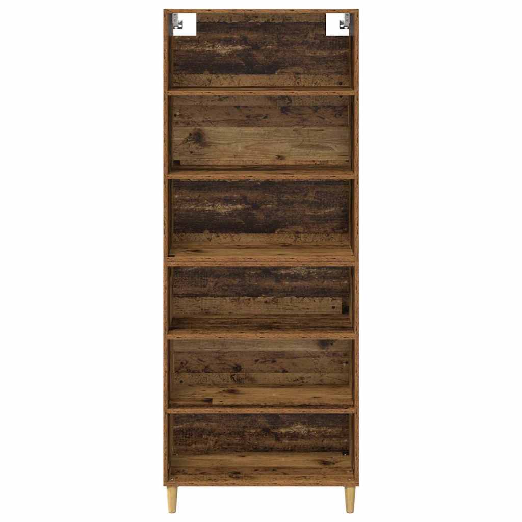 vidaXL Highboard Παλιό Ξύλο 69,5 x 32,5 x 180 εκ Επεξεργασμένο ξύλο