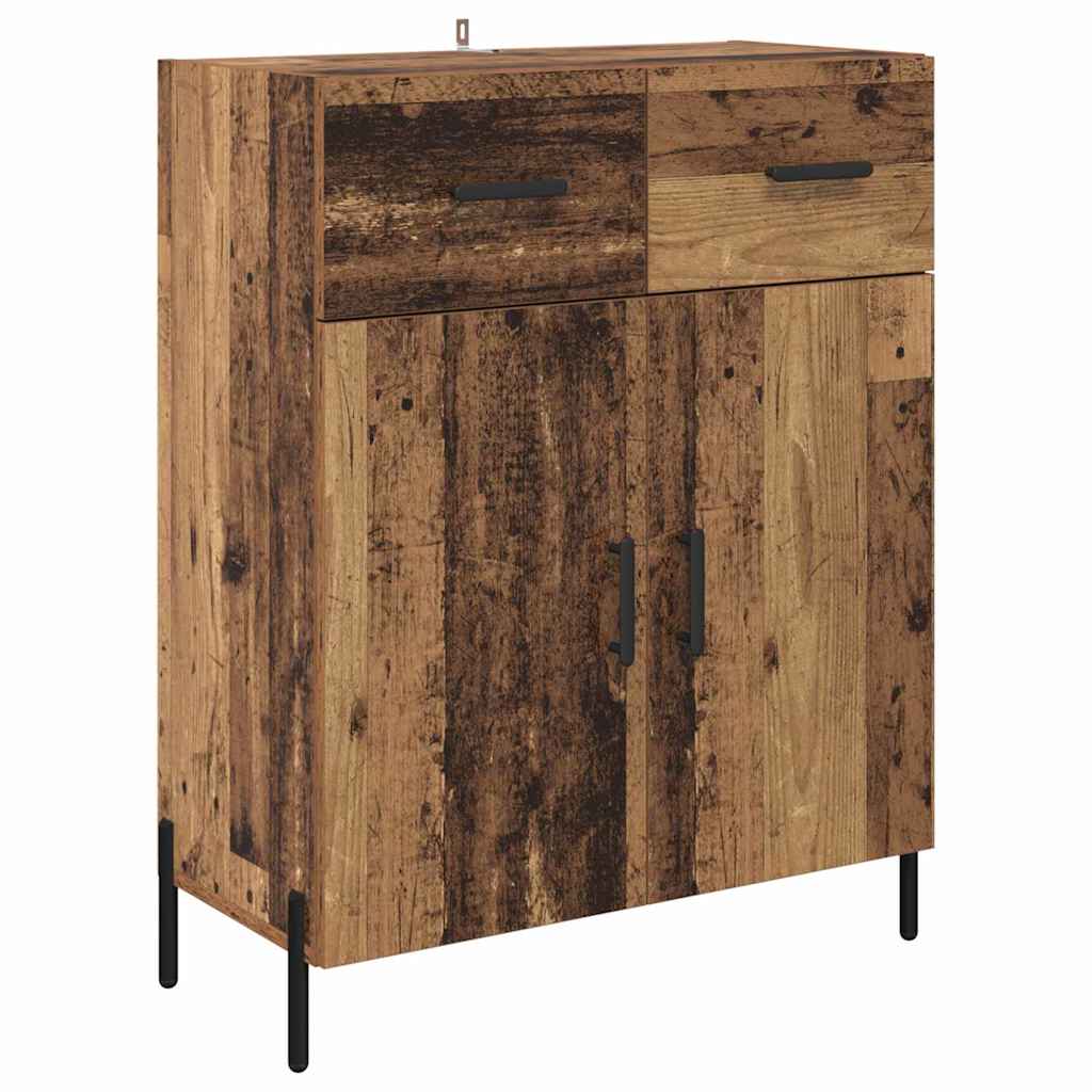 vidaXL Highboard Παλιό Ξύλο 69,5 x 32,5 x 180 εκ Επεξεργασμένο ξύλο