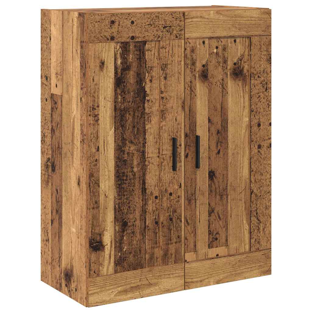 vidaXL Highboard 2 τμχ. Παλιό Ξύλο 69,5 x 34 x 180 εκ.