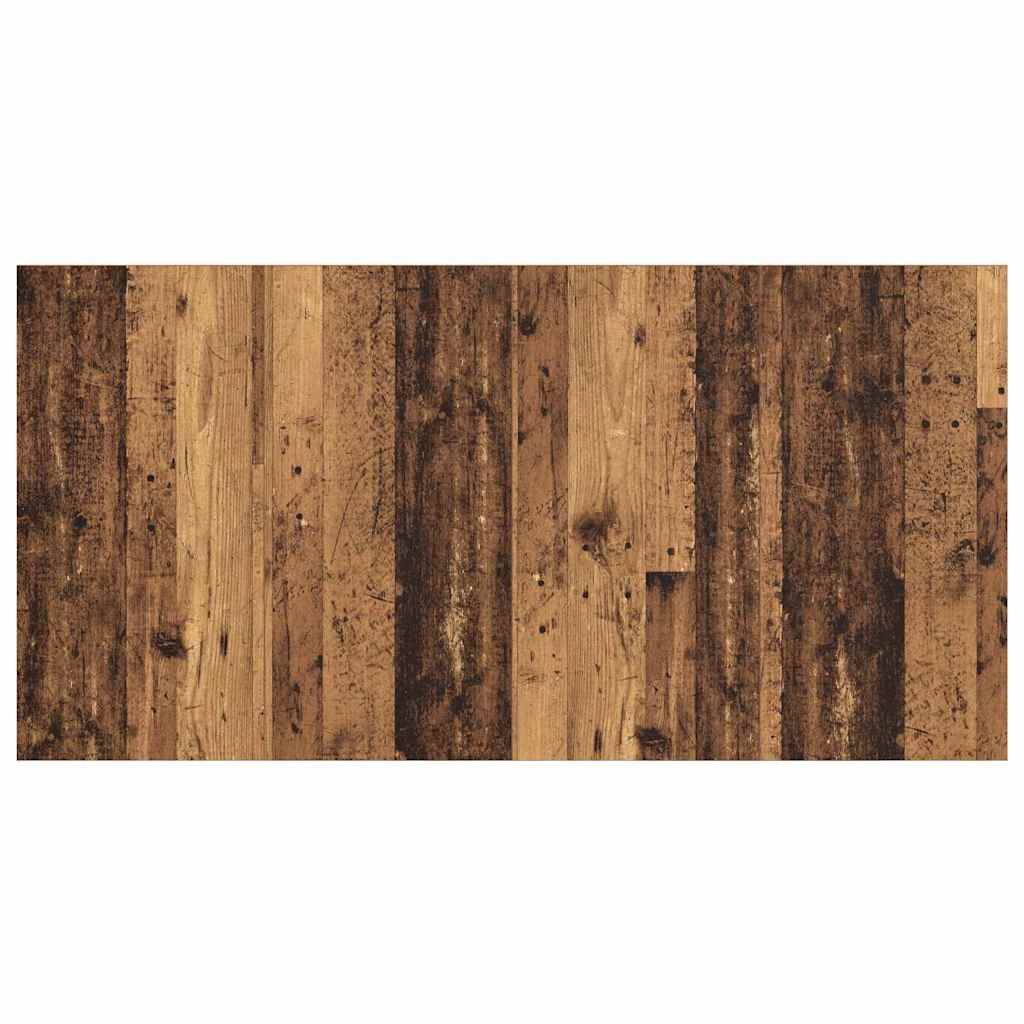 vidaXL Κεφαλή κρεβατιού με κομοδίνο με συρτάρι 3 pcs Παλιό Ξύλο