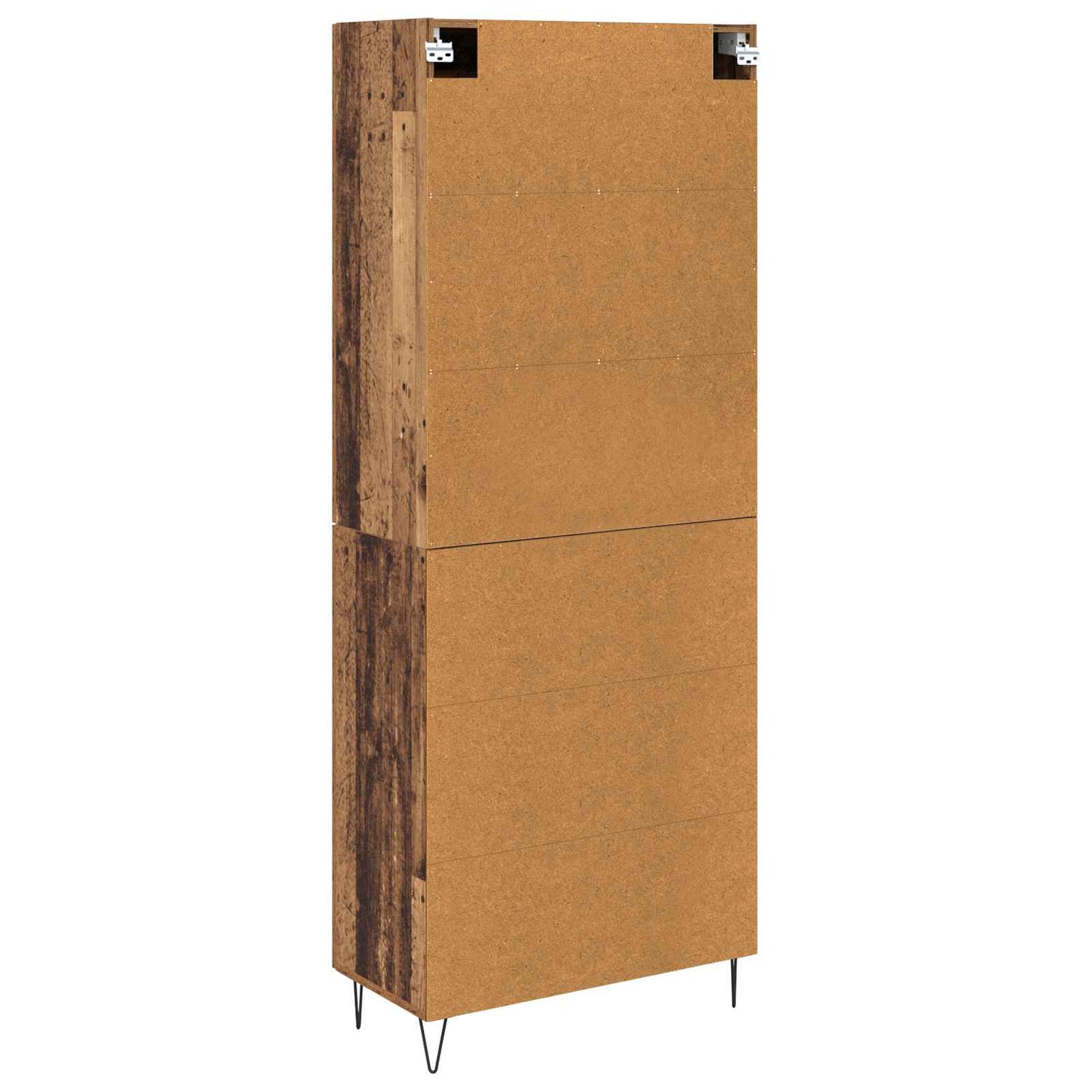 vidaXL Highboard Παλιό Ξύλο 69,5 x 34 x 180 εκ. Επεξεργασμένο ξύλο