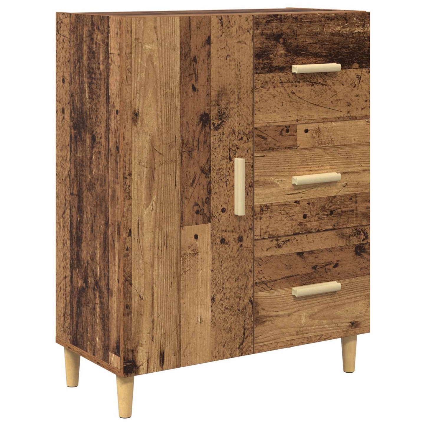 vidaXL Highboard Παλιό Ξύλο 69,5 x 32,5 x 180 εκ Επεξεργασμένο ξύλο
