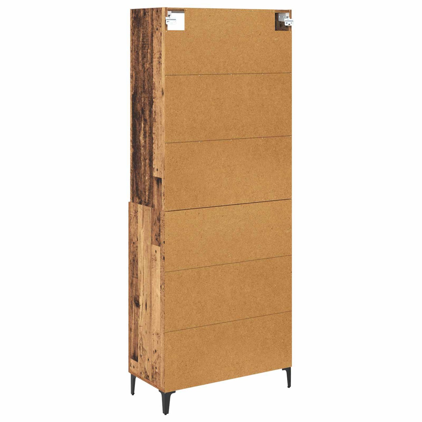 vidaXL Highboard Παλιό Ξύλο 69,5 x 34 x 180 εκ. Επεξεργασμένο ξύλο
