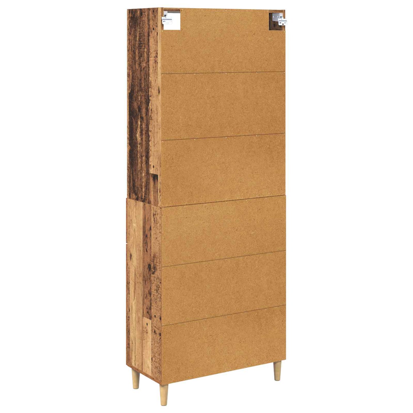 vidaXL Highboard Παλιό Ξύλο 69,5 x 32,5 x 180 εκ Επεξεργασμένο ξύλο