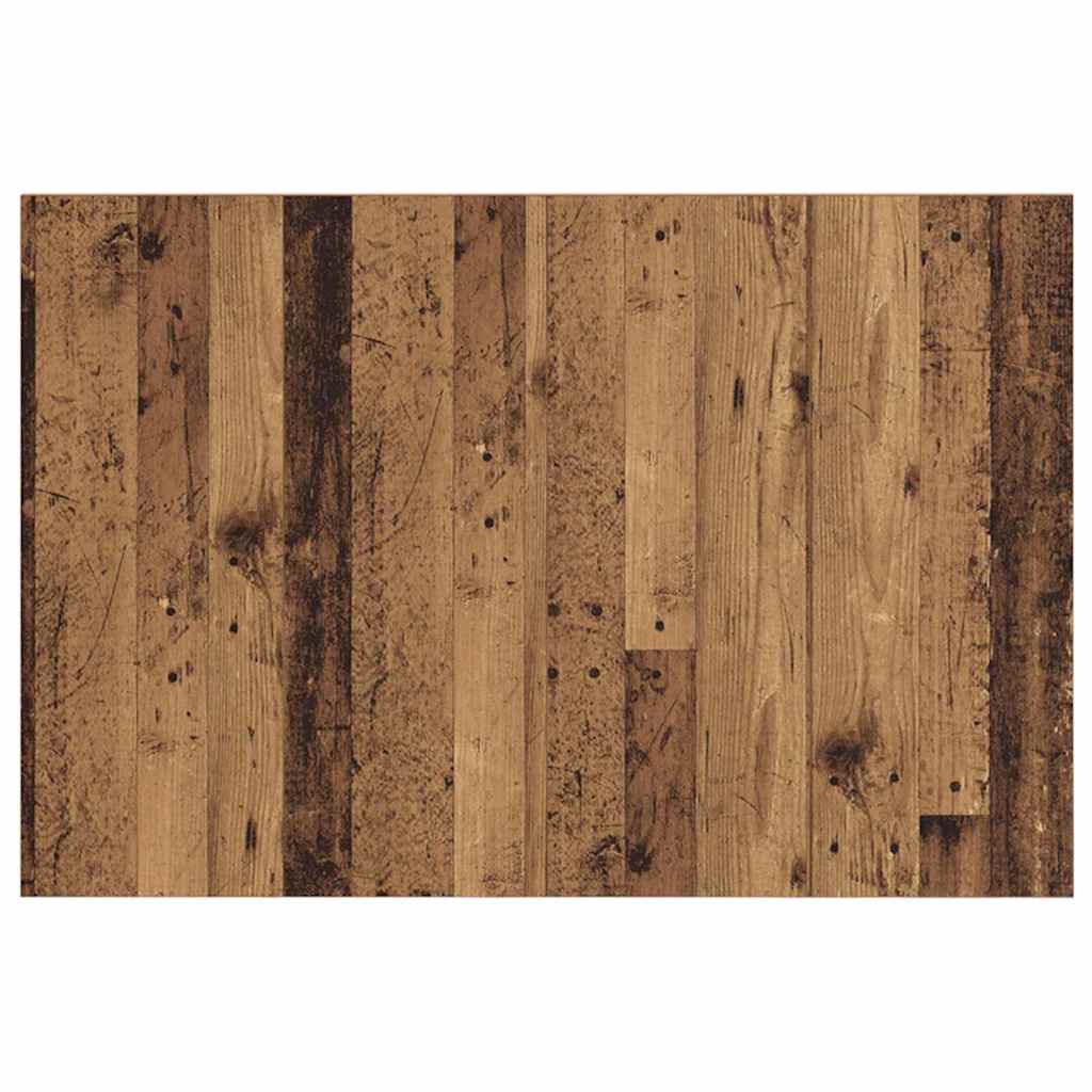 vidaXL Κεφαλή κρεβατιού με κομοδίνο με συρτάρι 3 pcs Παλιό Ξύλο