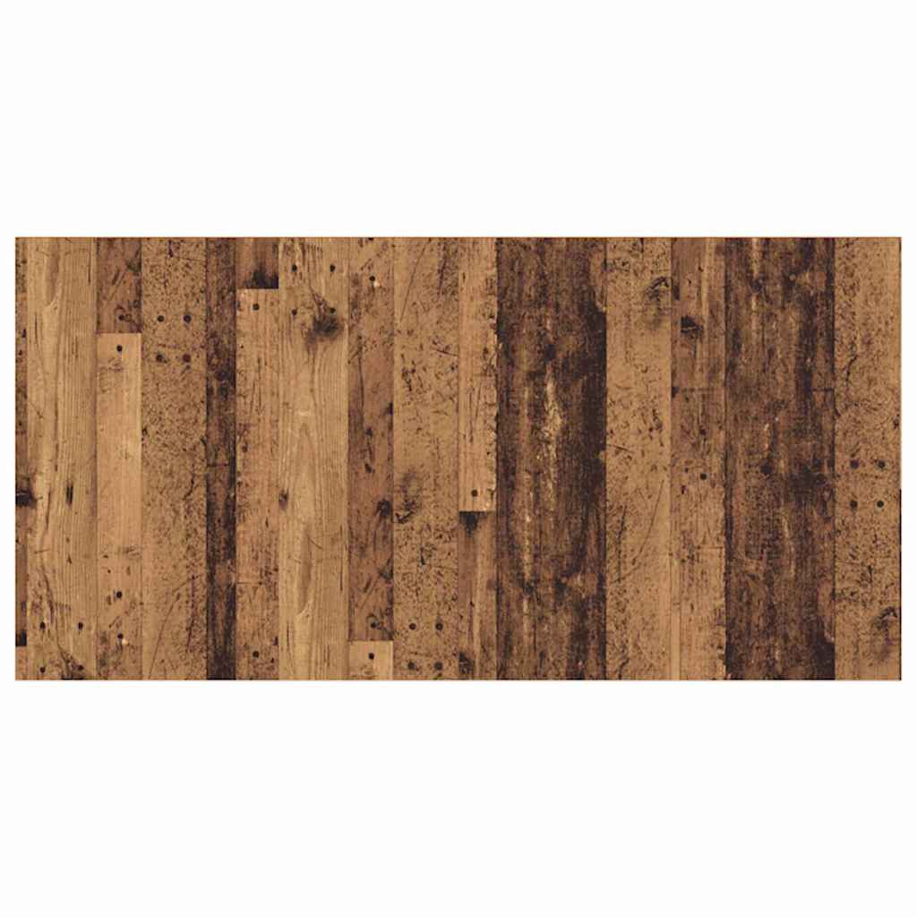 vidaXL Κεφαλή κρεβατιού με κομοδίνο με συρτάρι 3 pcs Παλιό Ξύλο