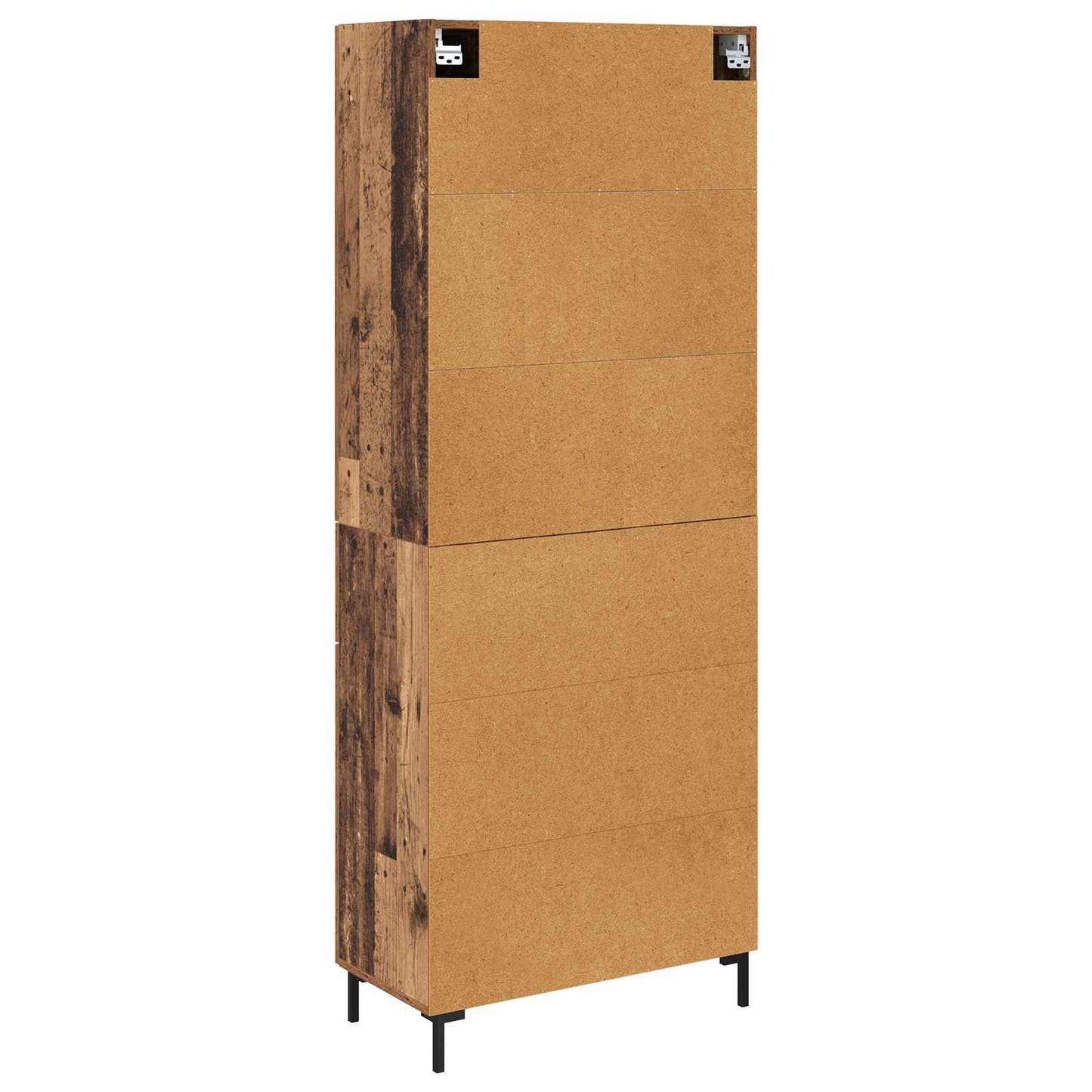 vidaXL Highboard Παλιό Ξύλο 69,5 x 34 x 180 εκ. Επεξεργασμένο ξύλο