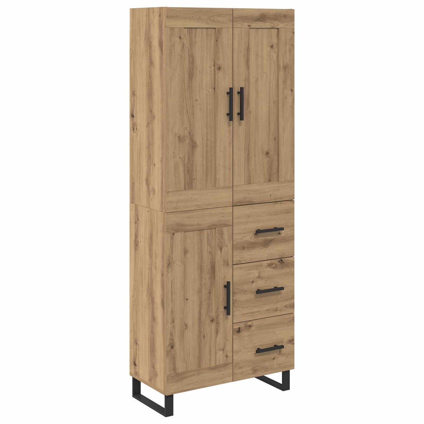 vidaXL Highboard 2 τμχ. Artisan Oak 69,5 x 34 x 180 εκ.
