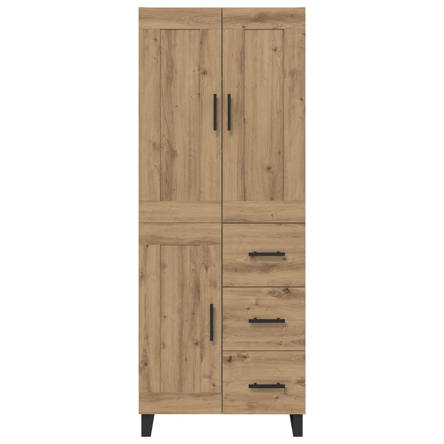 vidaXL Highboard 2 τμχ. Artisan Oak 69,5 x 34 x 180 εκ.