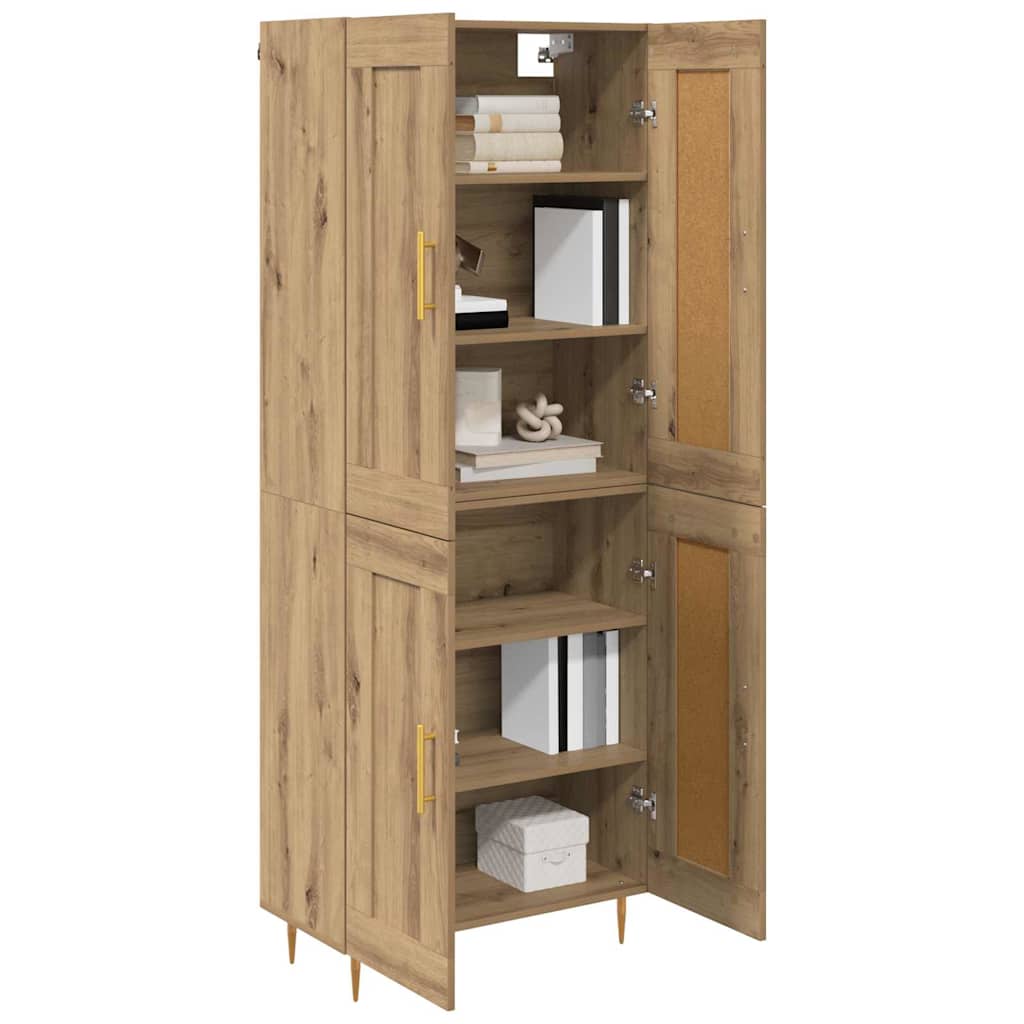Highboard Artisan Oak 69,5 x 34 x 180 εκ. Επεξεργασμένο ξύλο