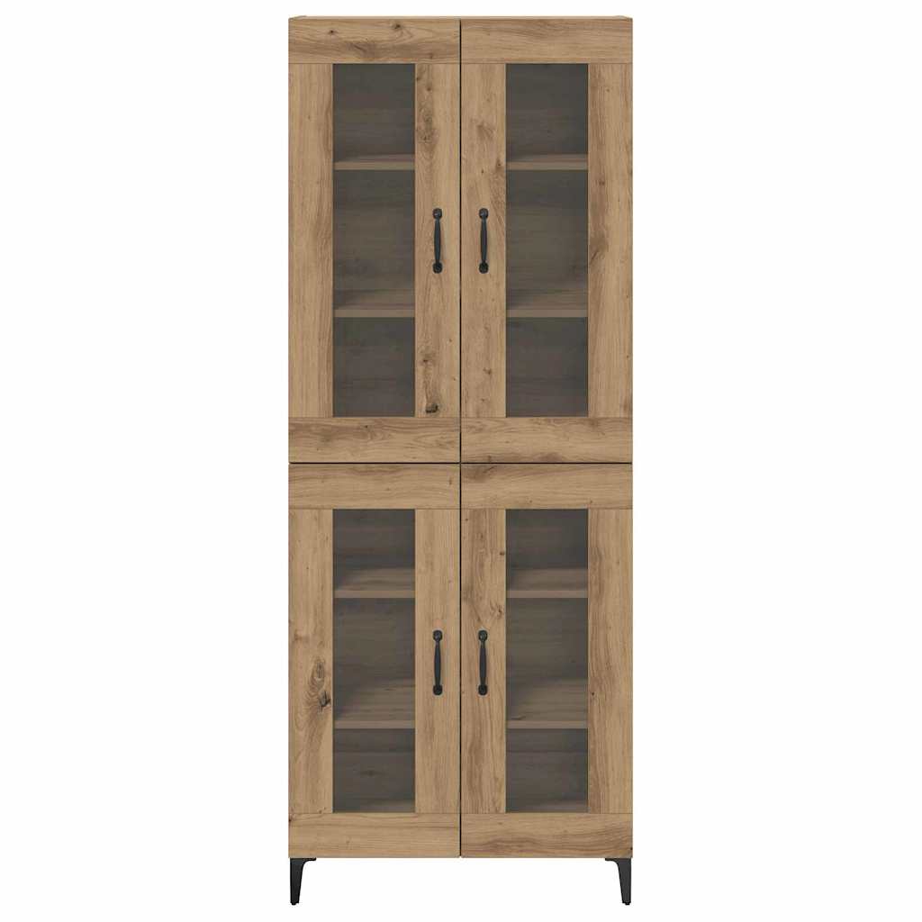 vidaXL Highboard Artisan Oak 69,5 x 34 x 180 εκ. Επεξεργασμένο ξύλο