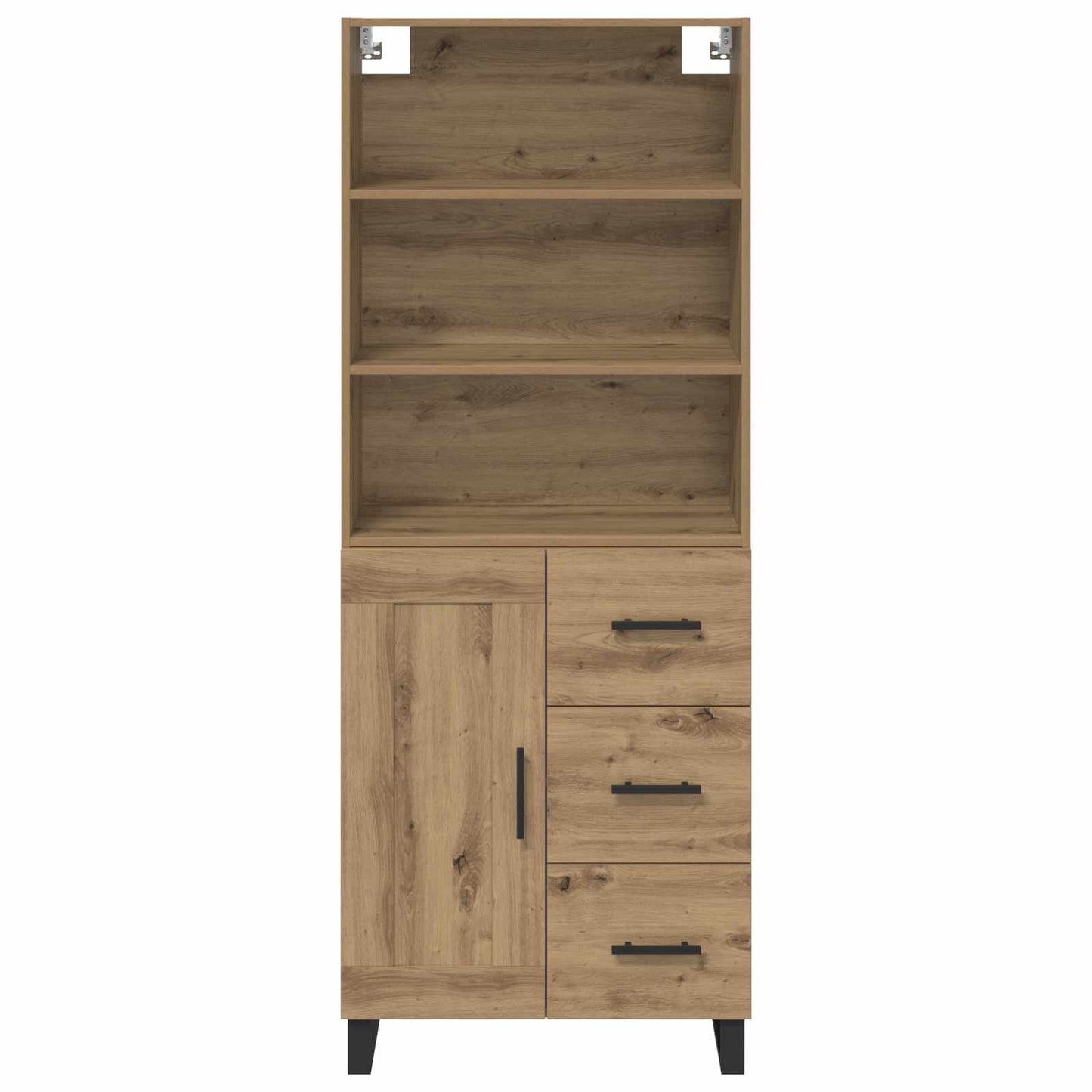 vidaXL Highboard Artisan Oak 69,5 x 34 x 180 εκ. Επεξεργασμένο ξύλο