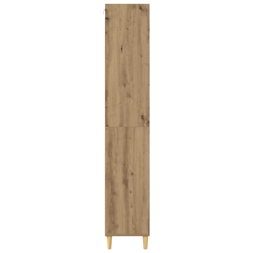 vidaXL Highboard Artisan Oak 69,5 x 32,5 x 180 εκ Επεξεργασμένο ξύλο