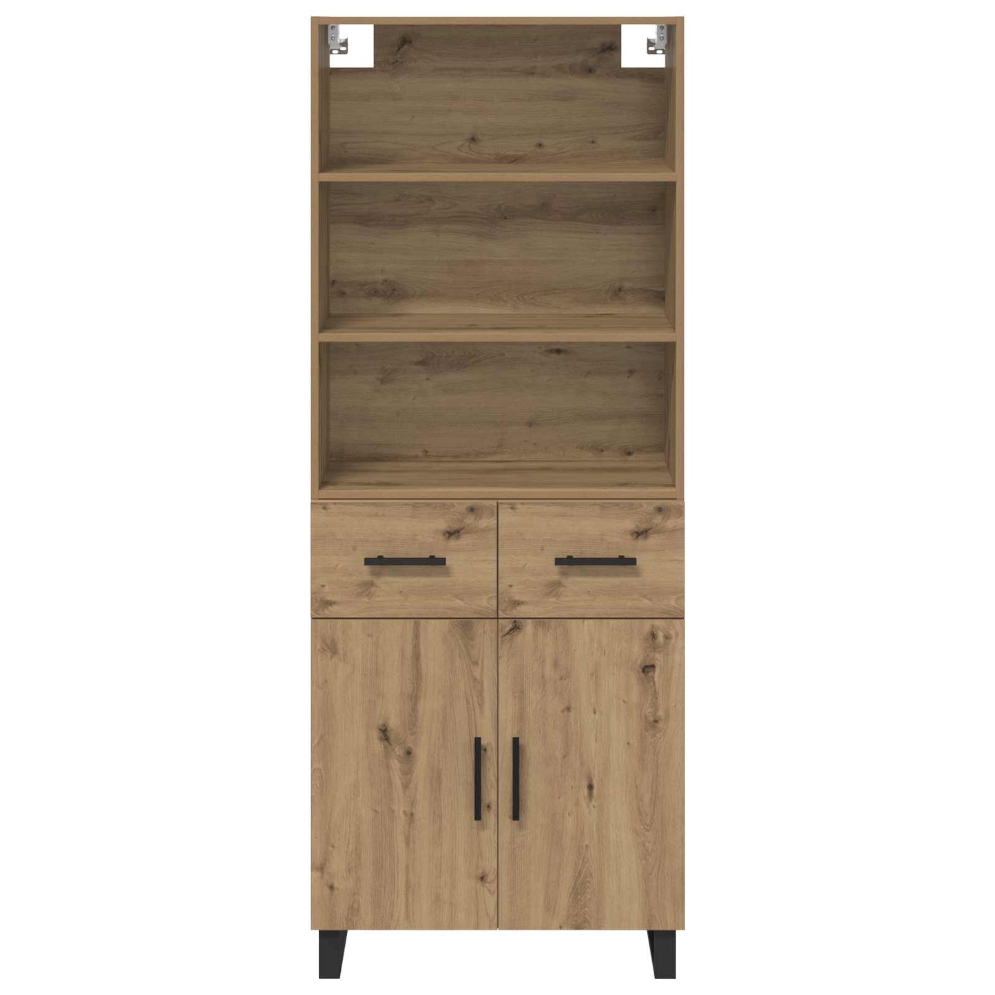vidaXL Highboard Artisan Oak 69,5 x 34 x 180 εκ. Επεξεργασμένο ξύλο