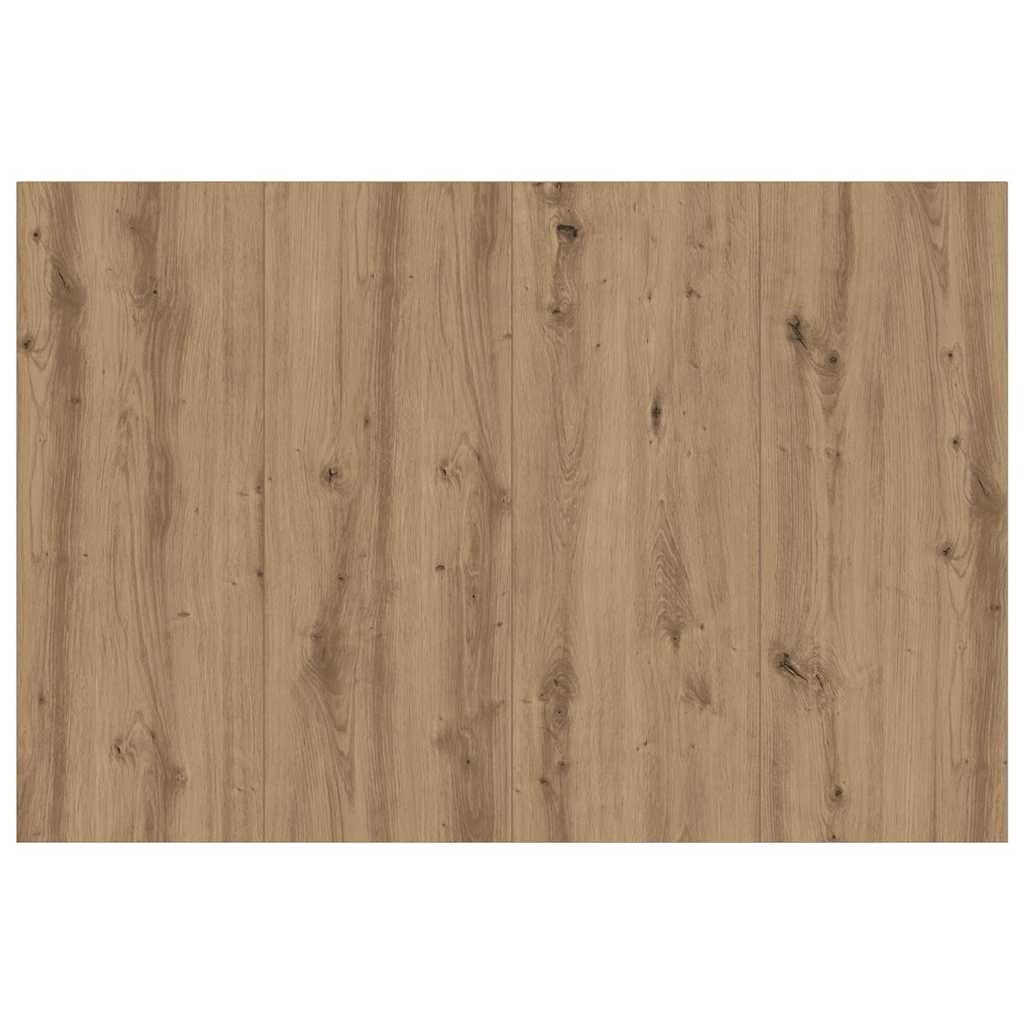 vidaXL Κεφαλή κρεβατιού με κομοδίνο με συρτάρι 3 pcs Artisan Oak