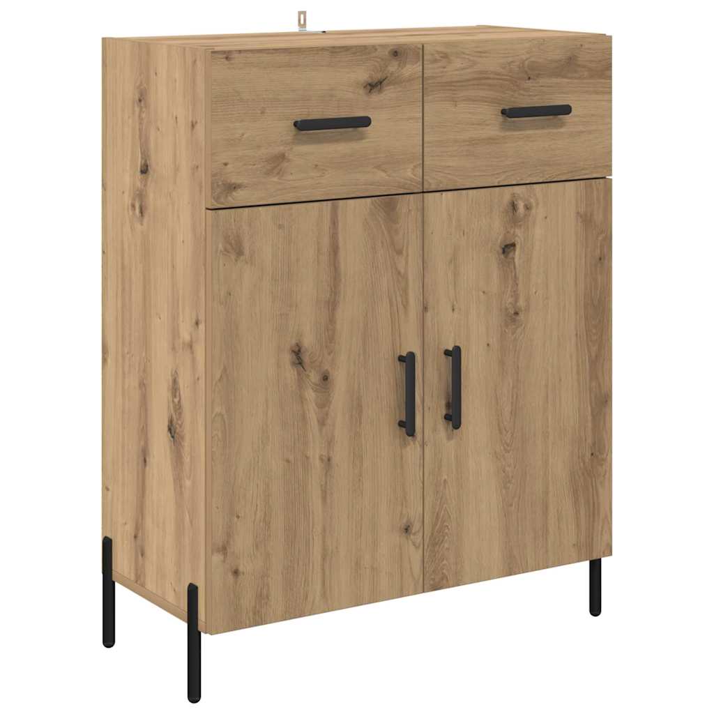 vidaXL Highboard Artisan Oak 69,5 x 34 x 180 εκ. Επεξεργασμένο ξύλο