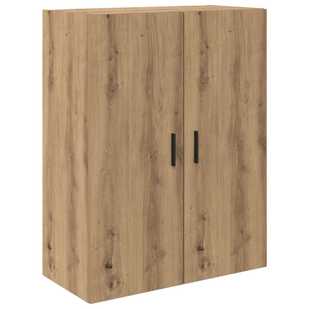 vidaXL Highboard 2 pcs Artisan Oak Σύνθετο Ξύλο και Γυαλί