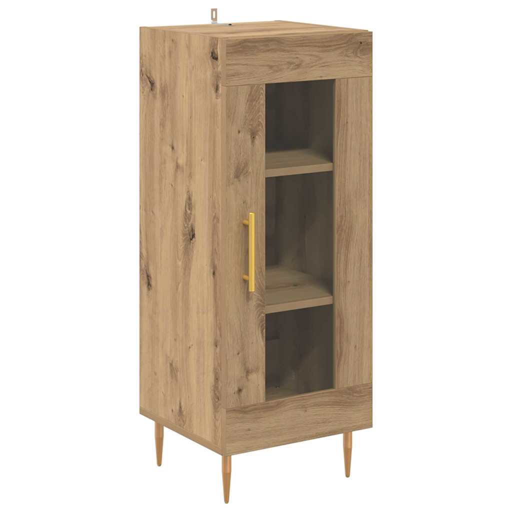 vidaXL Highboard 2 pcs Artisan Oak Επεξεργασμένο ξύλο