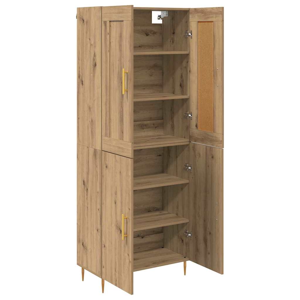Highboard Artisan Oak 69,5 x 34 x 180 εκ. Επεξεργασμένο ξύλο