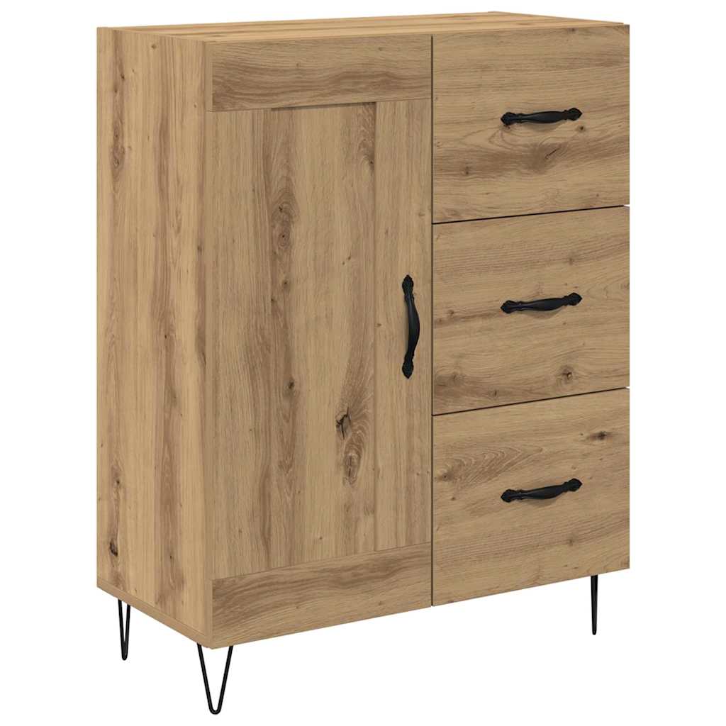 vidaXL Highboard Artisan Oak 69,5 x 34 x 180 εκ. Επεξεργασμένο ξύλο