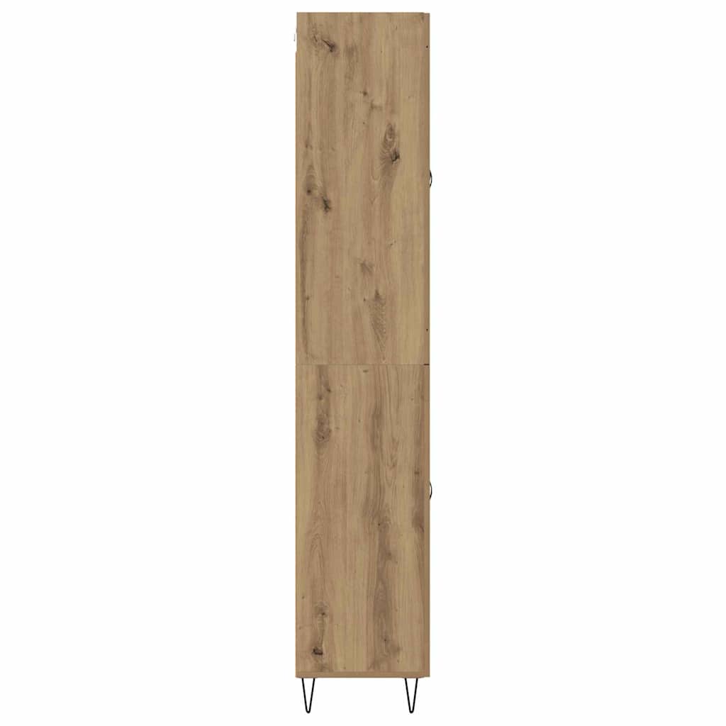 vidaXL Highboard Artisan Oak 69,5 x 34 x 180 εκ. Επεξεργασμένο ξύλο