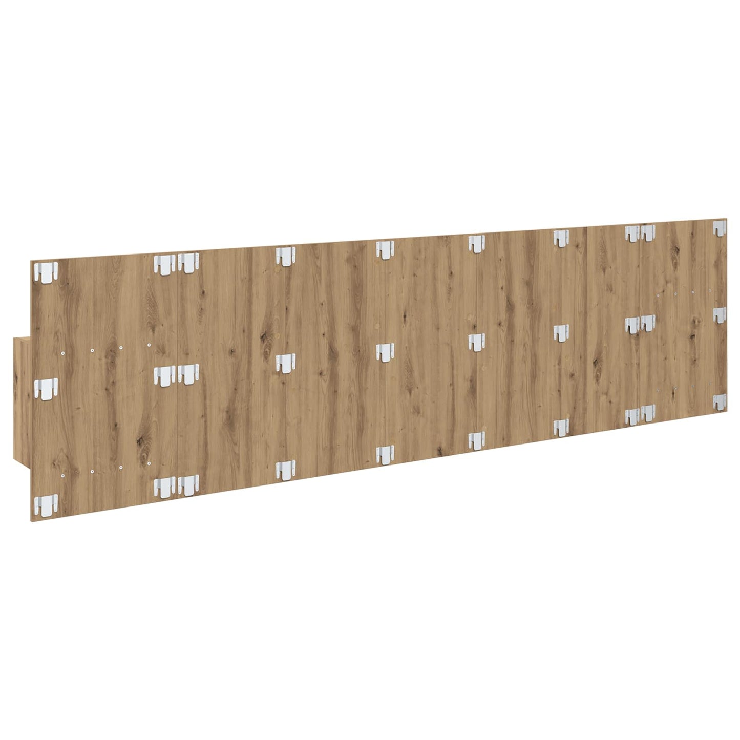 vidaXL Κεφαλή κρεβατιού με κομοδίνο με συρτάρι 3 pcs Artisan Oak