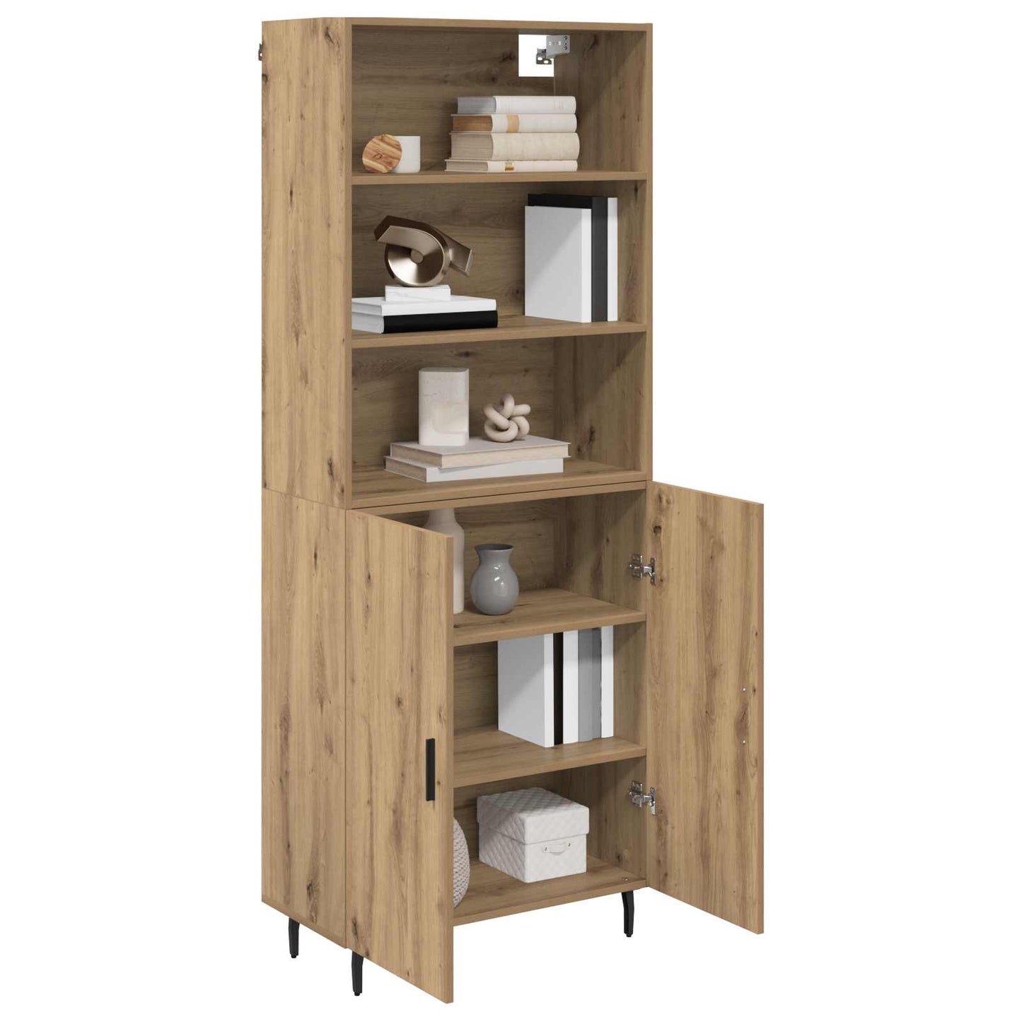 vidaXL Highboard Artisan Oak 69,5 x 34 x 180 εκ.