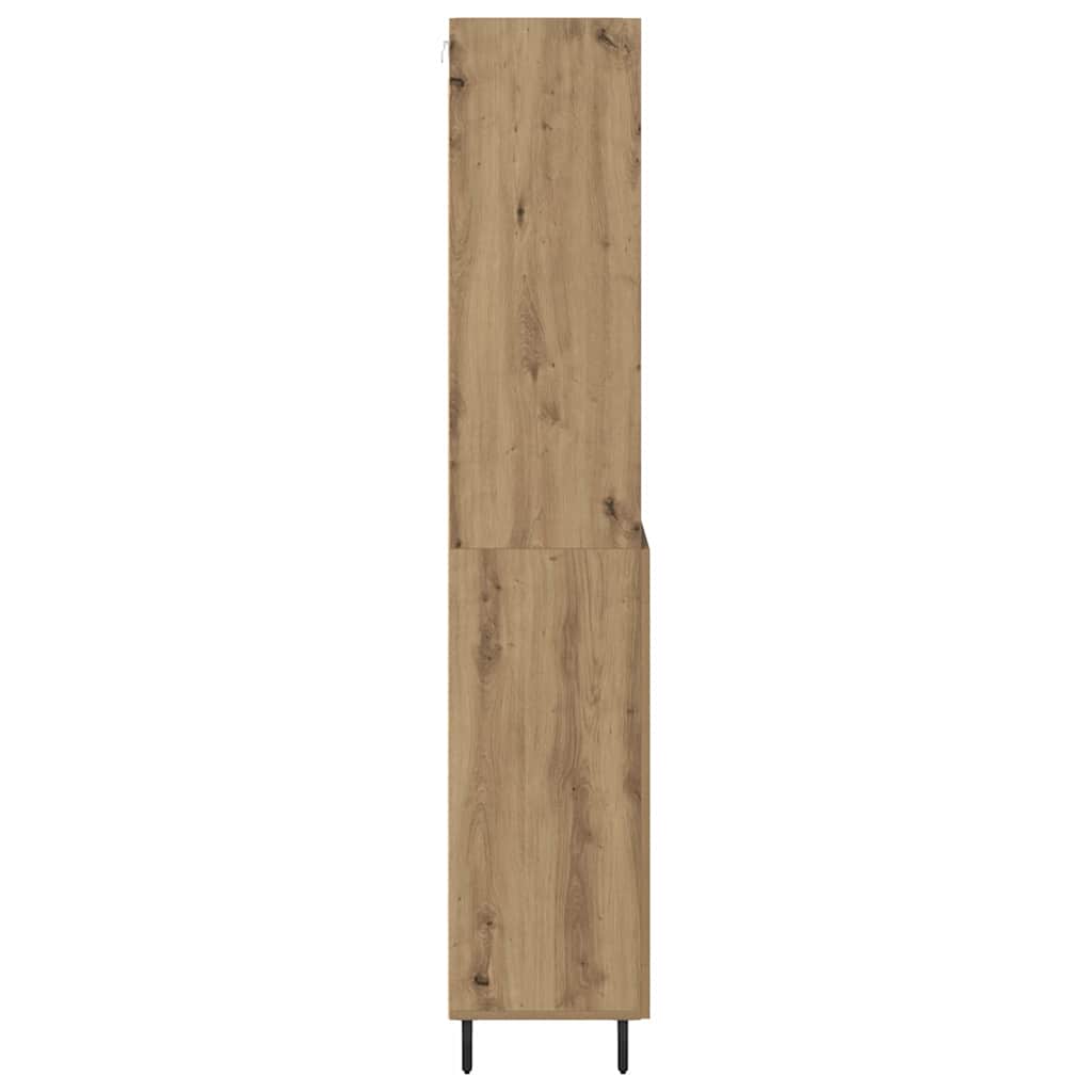 vidaXL Highboard με συρτάρι Artisan Oak 69,5 x 34 x 180 εκ.