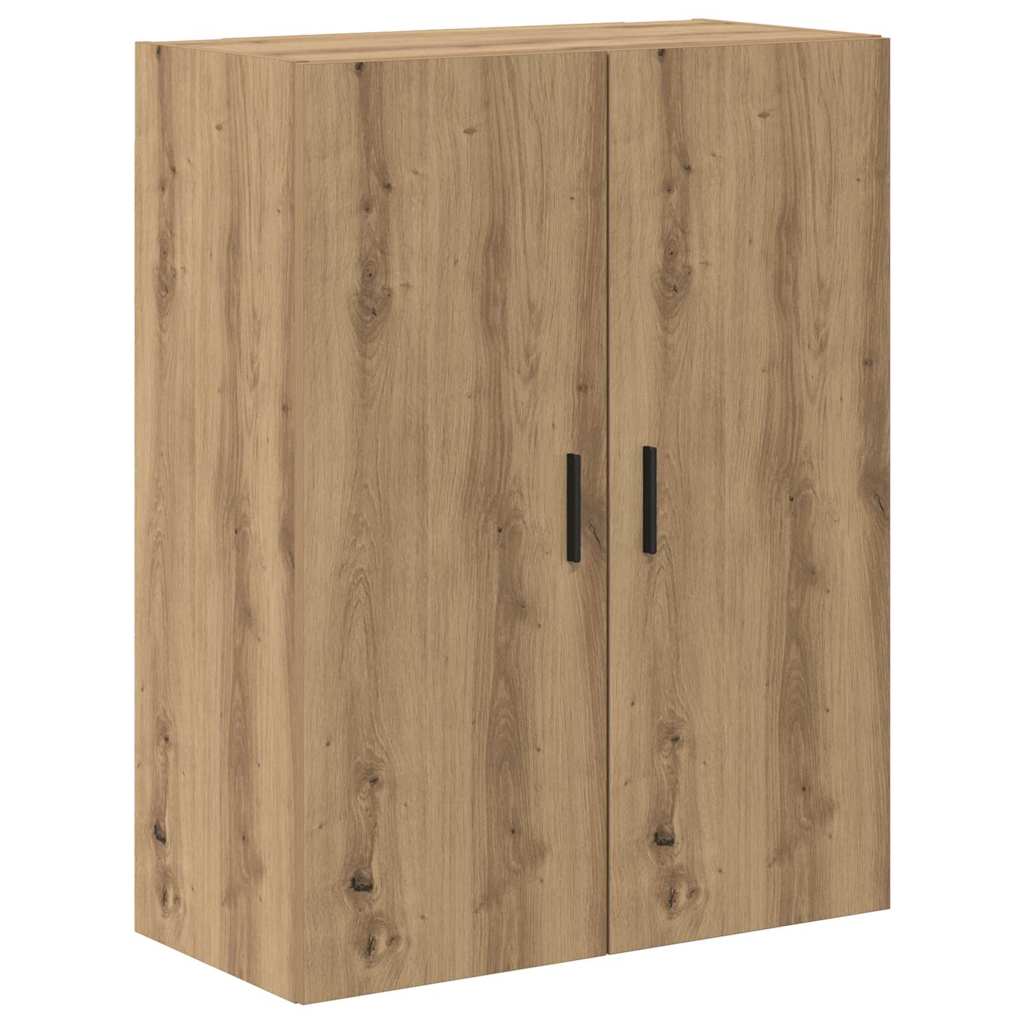 vidaXL Highboard 2 pcs Artisan Oak Σύνθετο Ξύλο και Γυαλί