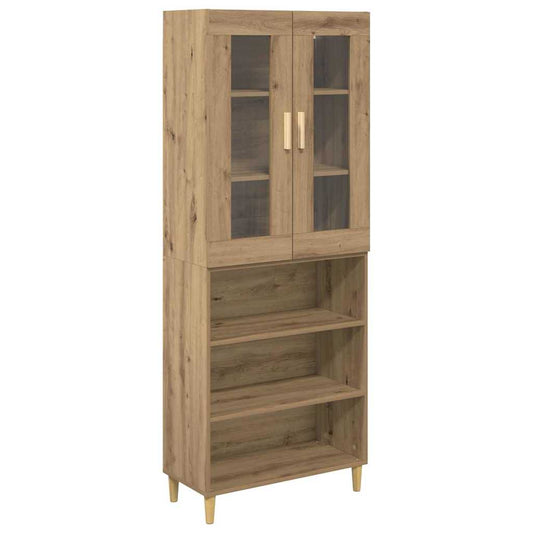 vidaXL Highboard Artisan Oak 69,5 x 34 x 180 εκ.