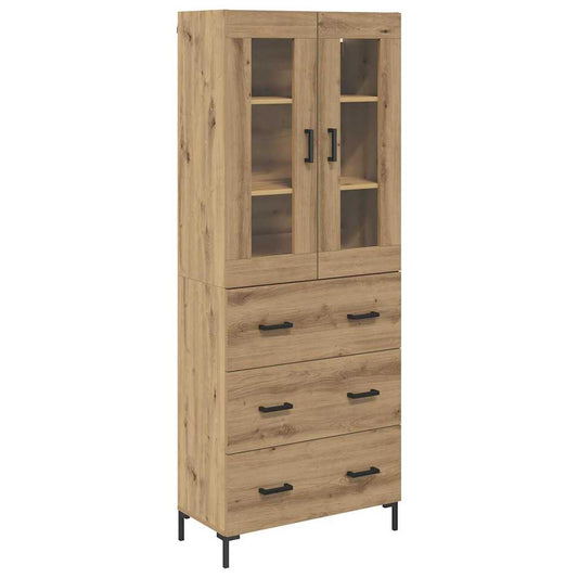 vidaXL Highboard 2 pcs Artisan Oak 69,5 x 34 x 180 εκ.
