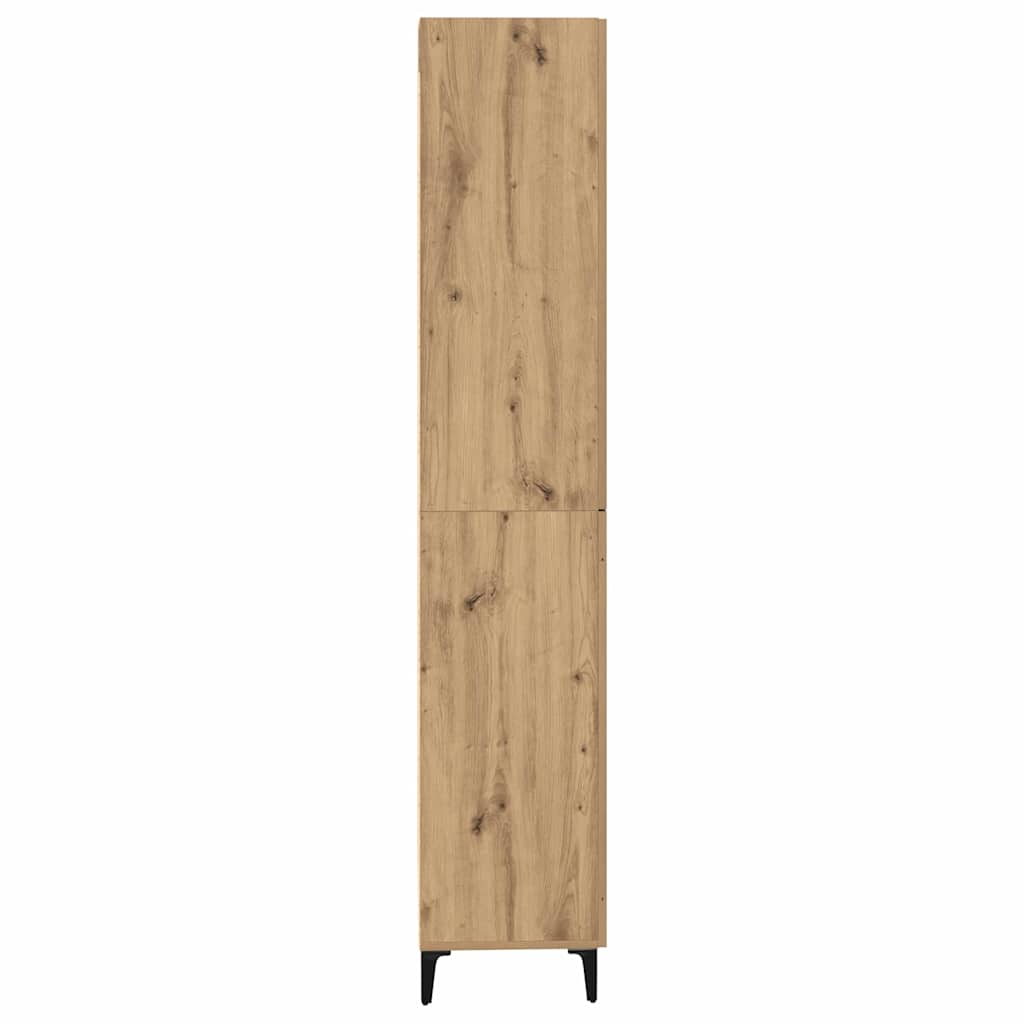 vidaXL Highboard Artisan Oak 69,5 x 34 x 180 εκ. Επεξεργασμένο ξύλο
