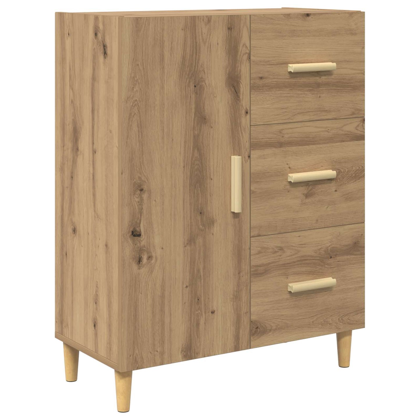 vidaXL Highboard Artisan Oak 69,5 x 32,5 x 180 εκ Επεξεργασμένο ξύλο