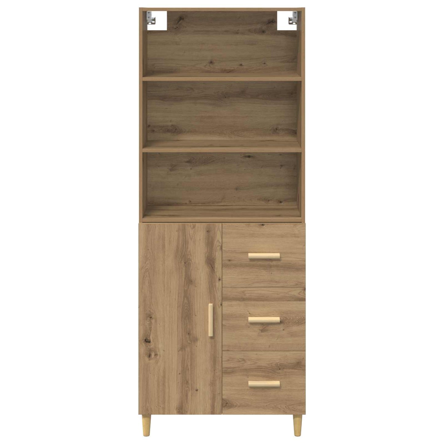 vidaXL Highboard Artisan Oak 69,5 x 32,5 x 180 εκ Επεξεργασμένο ξύλο