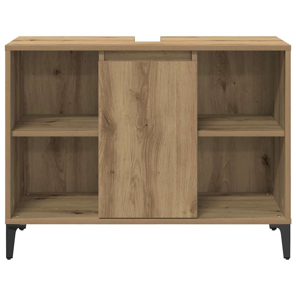 vidaXL Σετ Επίπλων Μπάνιου 3 pcs Artisan Oak Επεξεργασμένο ξύλο