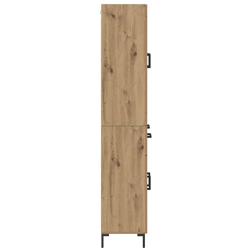 vidaXL Highboard Επιτοίχιο 2 pcs Artisan Oak 69,5 x 34 x 180 εκ.
