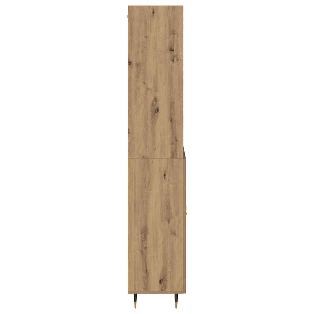 vidaXL Highboard Artisan Oak 69,5 x 34 x 180 εκ. Επεξεργασμένο ξύλο