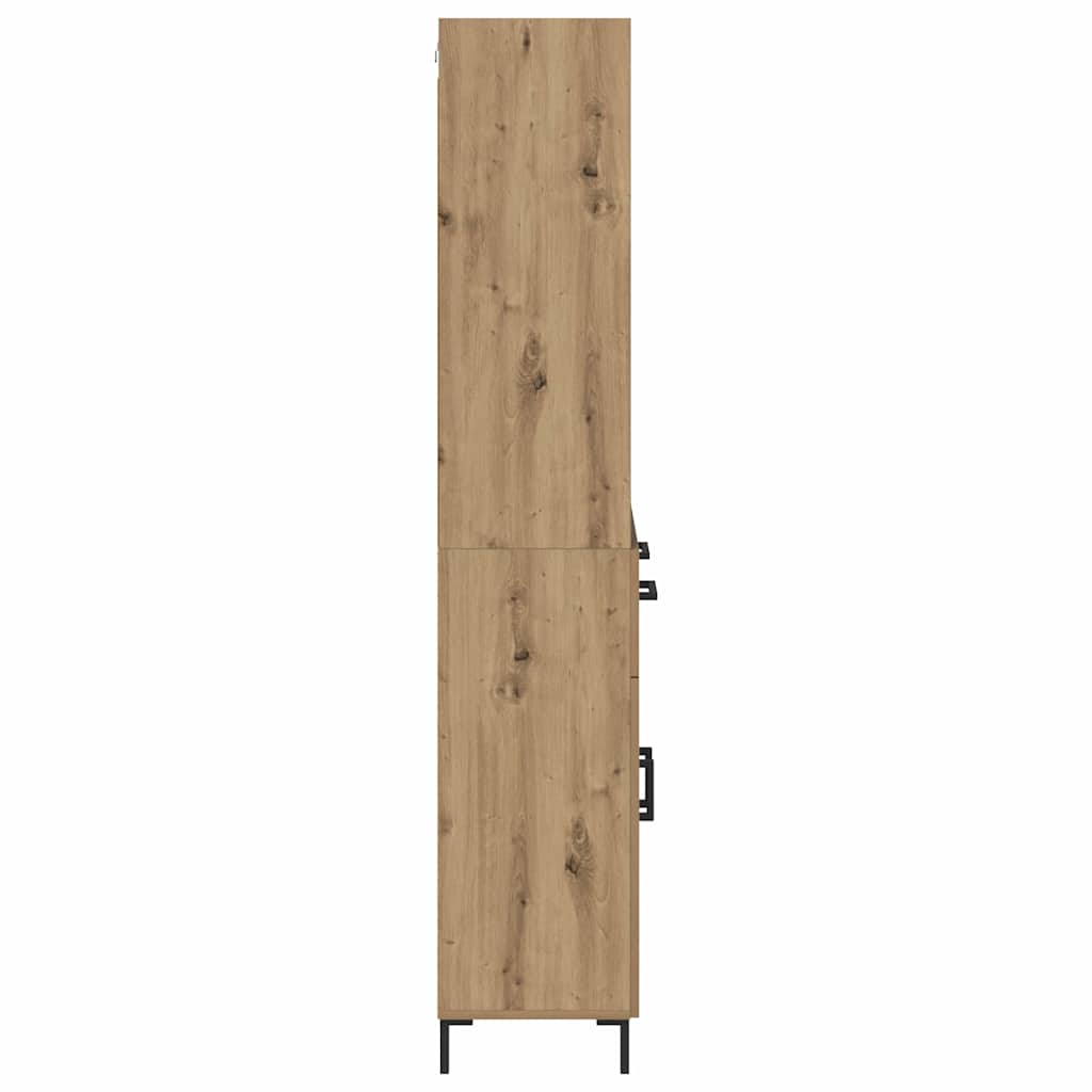vidaXL Highboard Artisan Oak 69,5 x 34 x 180 εκ. Επεξεργασμένο ξύλο