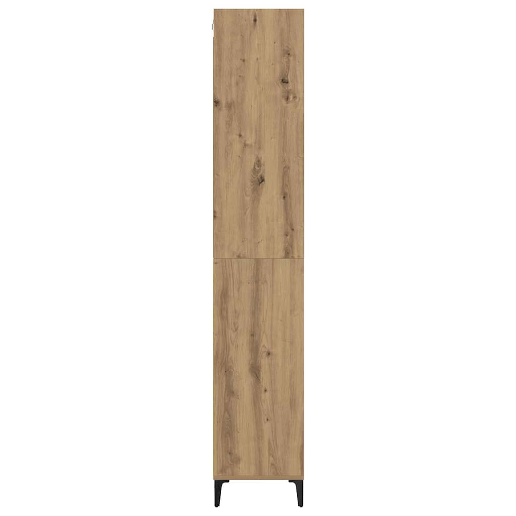 vidaXL Highboard Artisan Oak 69,5 x 34 x 180 εκ. Επεξεργασμένο ξύλο