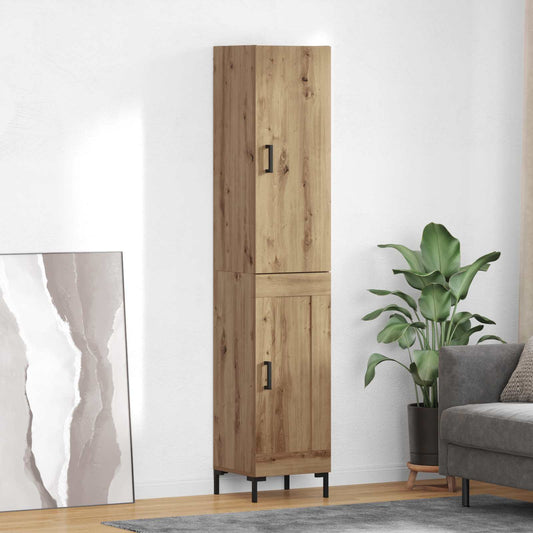 vidaXL Highboard Artisan Oak 69,5 x 34 x 180 εκ. Επεξεργασμένο ξύλο
