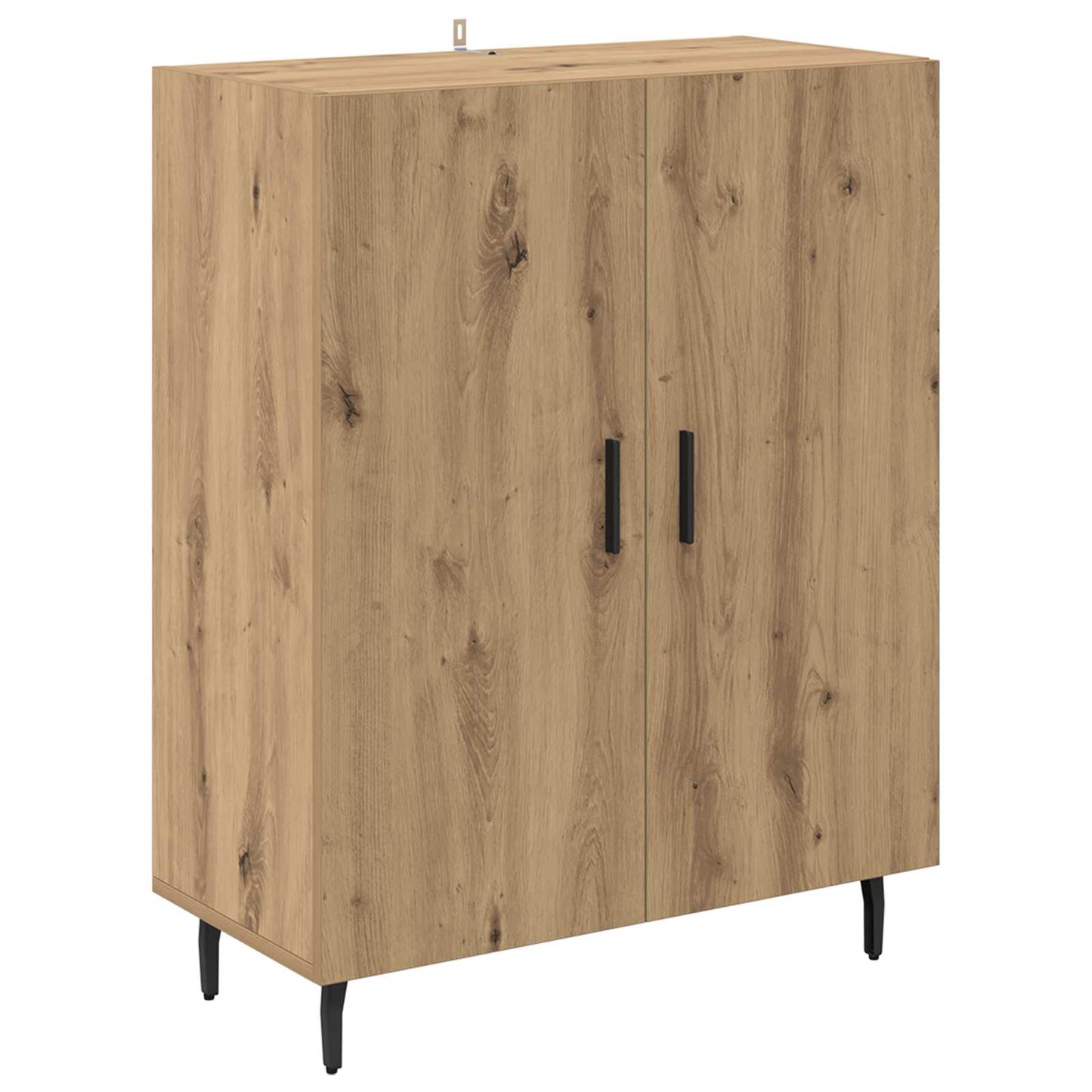 vidaXL Highboard 2 pcs Artisan Oak Σύνθετο Ξύλο και Γυαλί